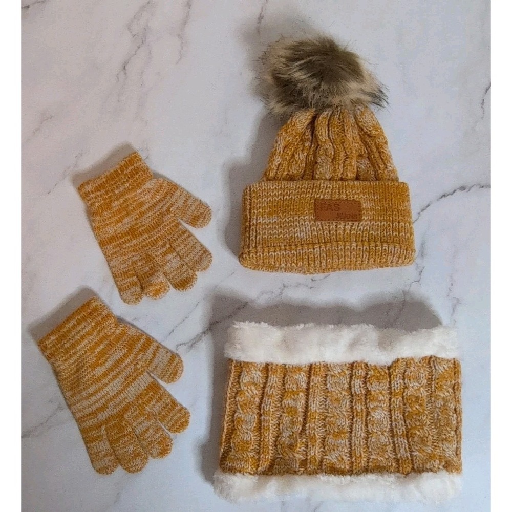 Kids Winter Wear Essentials Unisex 7 PCs Mixed Colors, Designs, Sizes Set7 NWOT
